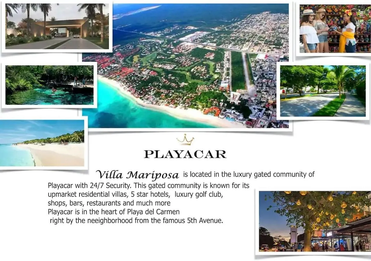 Apartment Villa Mariposa With Private Pool Jacuzzi Und Incl Services Playa del Carmen